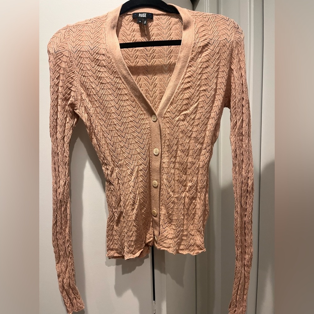 Paige Pointelle Knit Cardigan